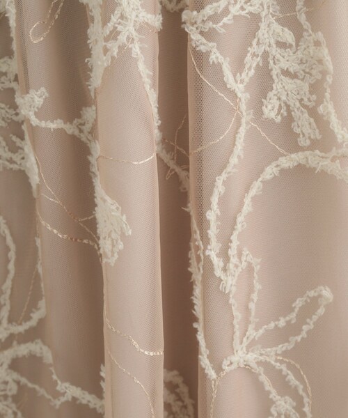 couture brooch（クチュールブローチ）の「【ハレの日・通勤】ラメ刺繍ブークレチュールスカート（スカート・レディース・ベージュ系その他2/ブラック系3/アイボリー系3・36/42/40/38）」の6枚目の写真