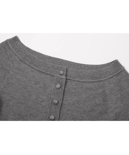 EIGHTHMONTH(エイスマンス)の「オフショルダーニットトップス EM25a145【EIGHTHMONTH】(Tシャツ/カットソー・レディース・グレー・M/S)」の21枚目の写真