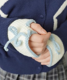 SPINNS | ニットアームカバー/ミニリボン(アームカバー)