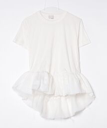 k3（ケースリー）の「フリル半袖カットソー（Tシャツ/カットソー）」