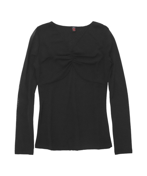 OSYAREVO(オシャレボ)の「トップス きれいめ 長袖 レディース(Tシャツ/カットソー・レディース・ピンク/ネイビー/ブラック・SMALL/MEDIUM/LARGE)」の2枚目の写真