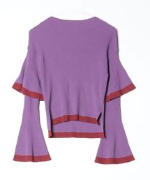 PAMEO POSE パメオポーズ ニット・セーター F 赤xピンク 【古着】【中古】 PAMEO POSE（パメオポーズ）の「Cat Sweater（ニット/セーター）」 - WEAR