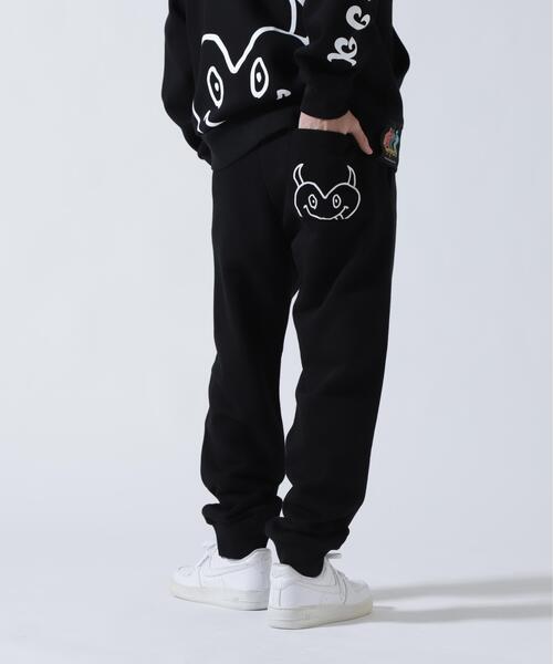 maxsix(マックスシックス)の「maxsix(マックスシックス)ONI HEART SWEAT PANTS(スウェットパンツ・メンズ・ブラック/グレー・3/2/1/4)」の12枚目の写真