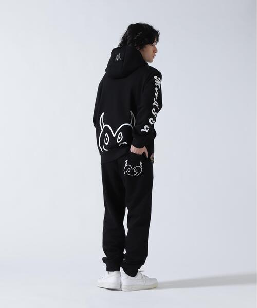 maxsix(マックスシックス)の「maxsix(マックスシックス)ONI HEART SWEAT PANTS(スウェットパンツ・メンズ・ブラック/グレー・3/2/1/4)」の13枚目の写真