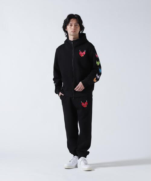 maxsix(マックスシックス)の「maxsix(マックスシックス)ONI HEART SWEAT PANTS(スウェットパンツ・メンズ・ブラック/グレー・3/2/1/4)」の14枚目の写真