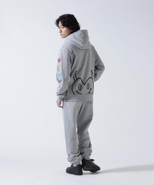 maxsix(マックスシックス)の「maxsix(マックスシックス)ONI HEART SWEAT PANTS(スウェットパンツ・メンズ・ブラック/グレー・3/2/1/4)」の19枚目の写真