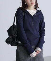 FREE'S MART | ◆スキッパーカットソーフーディー(Tシャツ/カットソー)