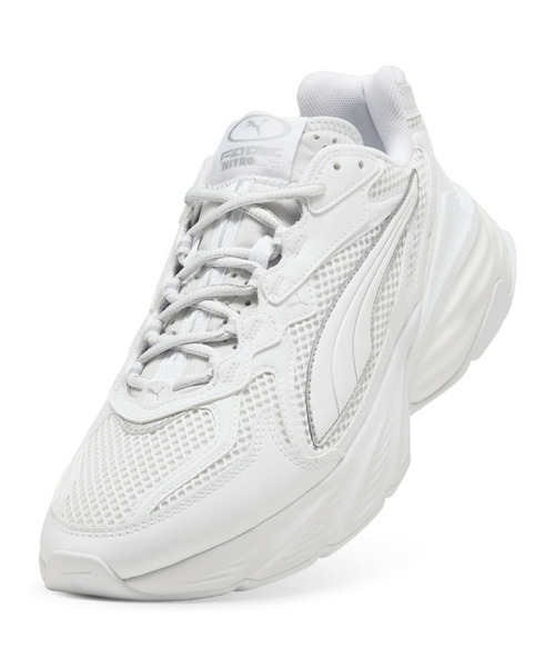 PUMA(プーマ)の「PUMA プーマ ユニセックス フェード ニトロ LS スニーカー(スニーカー・メンズ・ホワイト×シルバー/ブラック×シルバー/シルバー系その他・23.5cm/23.0cm/24.0cm/25.0cm/24.5cm/29.0cm/28.5cm/28.0cm/22.5cm/26.0cm/25.5cm/26.5cm/27.5cm/27.0cm)」の20枚目の写真