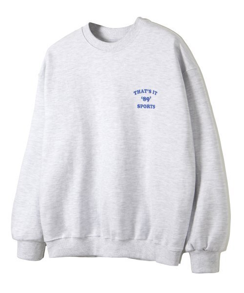THAT'S IT(ザッツイット)の「89s アーチスウェットシャツ_ライトグレー(スウェット・レディース・ライトグレー・LARGE/X-LARGE)」の1枚目の写真