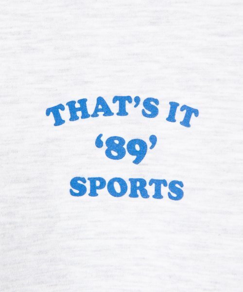 THAT'S IT(ザッツイット)の「89s アーチスウェットシャツ_ライトグレー(スウェット・レディース・ライトグレー・LARGE/X-LARGE)」の7枚目の写真