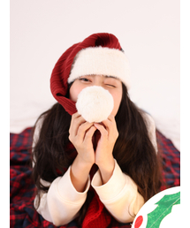 CHOCHOU（チョシュ）の「Unisex Vintage Long Santa Beanie (Red)（ニットキャップ/ビーニー）」