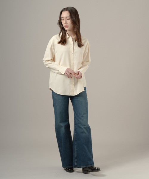 Levi's（リーバイス）の「Levi's/リーバイス BLUETAB(TM) CARVE リラックスジーンズ ミディアムインディゴ MADE IN JAPAN（デニムパンツ・レディース・インディゴブルー・23inch/24inch/25inch/26inch/27inch/28inch）」の9枚目の写真