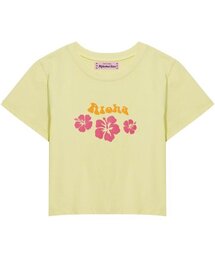 ウェーブアロハクロップTシャツ_メロン