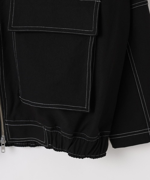 PAGEBOY(ページボーイ)の「ハイショクステッチカバーオール(ブルゾン・レディース・グリーン/ブラック・FREE)」の17枚目の写真