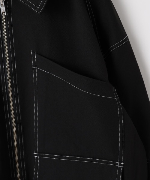 PAGEBOY(ページボーイ)の「ハイショクステッチカバーオール(ブルゾン・レディース・グリーン/ブラック・FREE)」の18枚目の写真