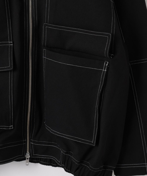 PAGEBOY(ページボーイ)の「ハイショクステッチカバーオール(ブルゾン・レディース・グリーン/ブラック・FREE)」の19枚目の写真