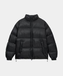 LETTERCOMO（レテルコモ）の「ディシェルクロスプッパーパディングブラック（ダウンジャケット/コート）」