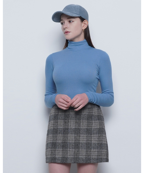 THE-ABON（エイボン）の「W25 fleece pola tee blue（Tシャツ/カットソー・レディース・ブルー・FREE）」の4枚目の写真