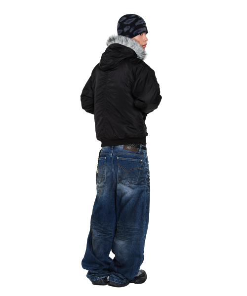 AAKAM(アーカム)の「Chain Graphic Denim Pants (Blue)(デニムパンツ・レディース・その他・1/2)」の12枚目の写真