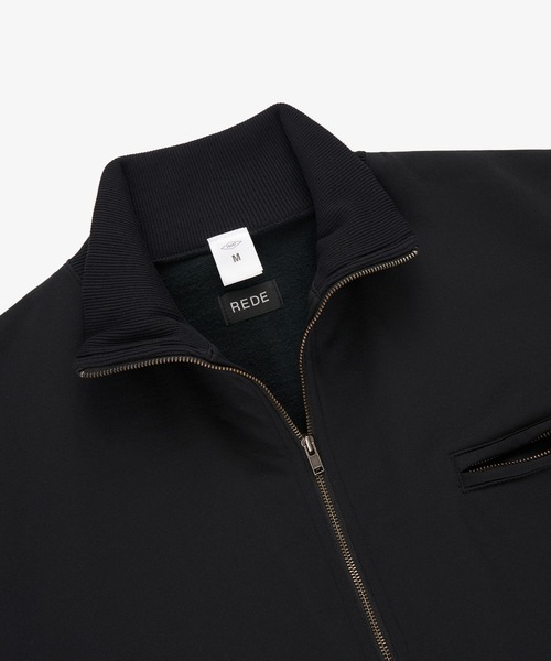 FRONT 11201（フロントワンワントゥーオーワン）の「REDE Track Jersey Top/ Made in Japan（ジャージ・メンズ・ブラック・L/M/S/XL）」の3枚目の写真
