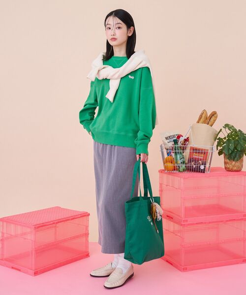 PENNEYS(ぺニーズ)の「【PENNEY'S】ロゴトートバッグ(トートバッグ・レディース・グリーン/ホワイト/オレンジ/サックスブルー・FREE)」の14枚目の写真