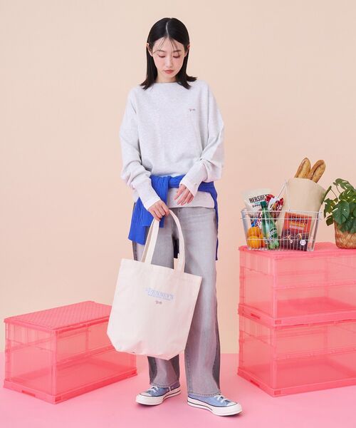 PENNEYS(ぺニーズ)の「【PENNEY'S】ロゴトートバッグ(トートバッグ・レディース・グリーン/ホワイト/オレンジ/サックスブルー・FREE)」の18枚目の写真