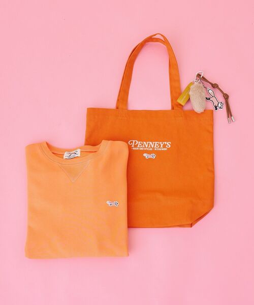 PENNEYS(ぺニーズ)の「【PENNEY'S】ロゴトートバッグ(トートバッグ・レディース・グリーン/ホワイト/オレンジ/サックスブルー・FREE)」の20枚目の写真