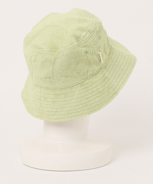 BILLABONG（ビラボン）の「【BILLABONG WOMENS/ビラボンウィメンズ】 JACQUARD BEACH BUCKET/ジャガード　パームツリー(ヤシの木)柄　バケハ(バケットハット)（ハット・レディース・グリーン系その他・FREE）」の2枚目の写真