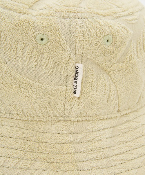 BILLABONG（ビラボン）の「【BILLABONG WOMENS/ビラボンウィメンズ】 JACQUARD BEACH BUCKET/ジャガード　パームツリー(ヤシの木)柄　バケハ(バケットハット)（ハット・レディース・グリーン系その他・FREE）」の4枚目の写真
