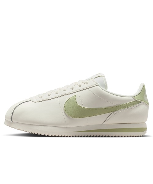 NIKE(ナイキ)の「NIKE W CORTEZ DN1791-117(スニーカー・レディース・オフホワイト・24.5cm/23.5cm/24cm/23cm/25cm)」の1枚目の写真