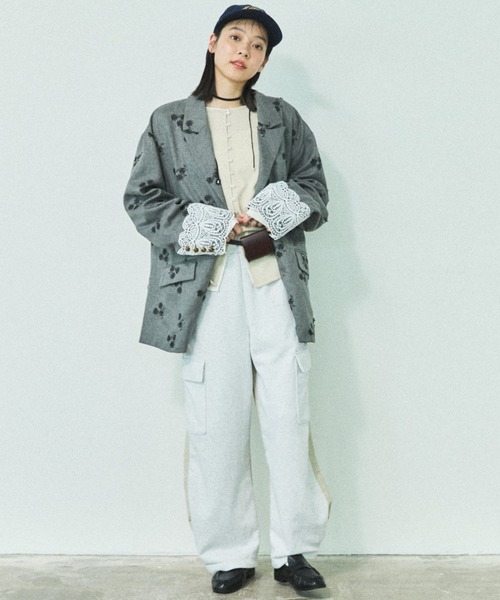 MIRROR STOKE(ミラーストーク)の「【ZOZO限定】MULTIWAY LAYERED JACKET/マルチウェイレイヤードジャケット(テーラードジャケット・レディース・ブラウン/ブラック・MEDIUM)」の15枚目の写真