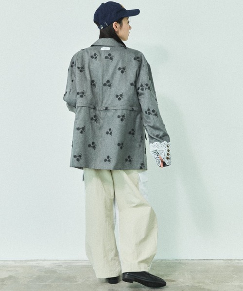 MIRROR STOKE(ミラーストーク)の「【ZOZO限定】MULTIWAY LAYERED JACKET/マルチウェイレイヤードジャケット(テーラードジャケット・レディース・ブラウン/ブラック・MEDIUM)」の22枚目の写真