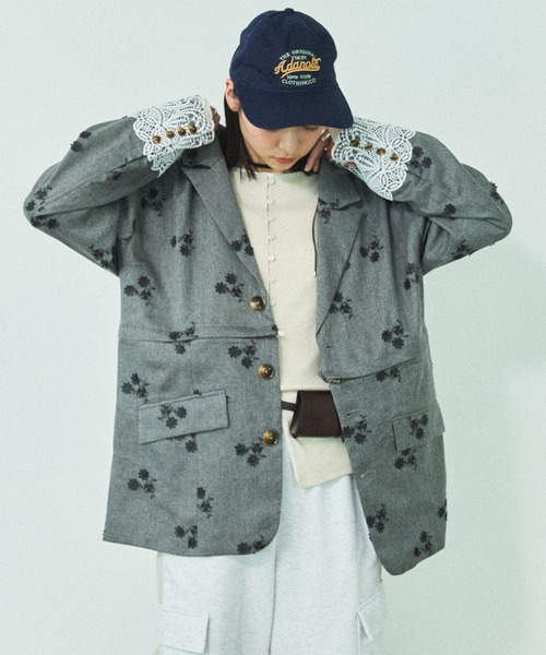 MIRROR STOKE(ミラーストーク)の「【ZOZO限定】MULTIWAY LAYERED JACKET/マルチウェイレイヤードジャケット(テーラードジャケット・レディース・ブラウン/ブラック・MEDIUM)」の6枚目の写真