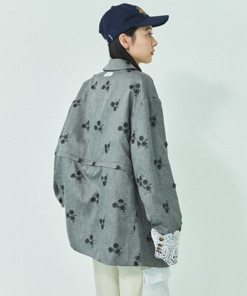 MIRROR STOKE(ミラーストーク)の「【ZOZO限定】MULTIWAY LAYERED JACKET/マルチウェイレイヤードジャケット(テーラードジャケット・レディース・ブラウン/ブラック・MEDIUM)」の7枚目の写真