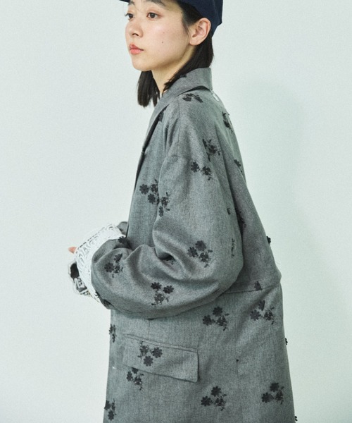 MIRROR STOKE(ミラーストーク)の「【ZOZO限定】MULTIWAY LAYERED JACKET/マルチウェイレイヤードジャケット(テーラードジャケット・レディース・ブラウン/ブラック・MEDIUM)」の9枚目の写真