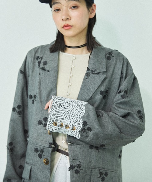 MIRROR STOKE(ミラーストーク)の「【ZOZO限定】MULTIWAY LAYERED JACKET/マルチウェイレイヤードジャケット(テーラードジャケット・レディース・ブラウン/ブラック・MEDIUM)」の10枚目の写真