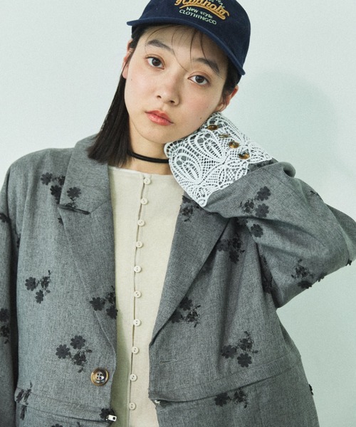 MIRROR STOKE(ミラーストーク)の「【ZOZO限定】MULTIWAY LAYERED JACKET/マルチウェイレイヤードジャケット(テーラードジャケット・レディース・ブラウン/ブラック・MEDIUM)」の12枚目の写真