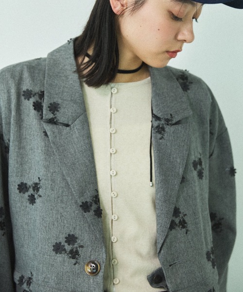 MIRROR STOKE(ミラーストーク)の「【ZOZO限定】MULTIWAY LAYERED JACKET/マルチウェイレイヤードジャケット(テーラードジャケット・レディース・ブラウン/ブラック・MEDIUM)」の14枚目の写真