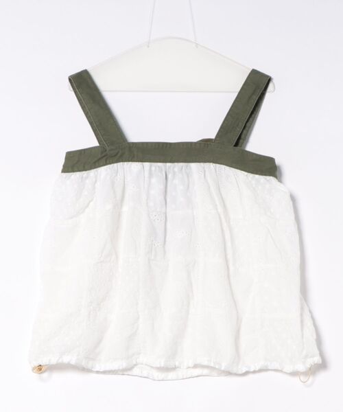 GO TO HOLLYWOOD（ゴートゥーハリウッド）の「Cutwork Craftman Ballooned Tanktop（シャツ/ブラウス・レディース・グリーン/ブルー・L/M）」の11枚目の写真