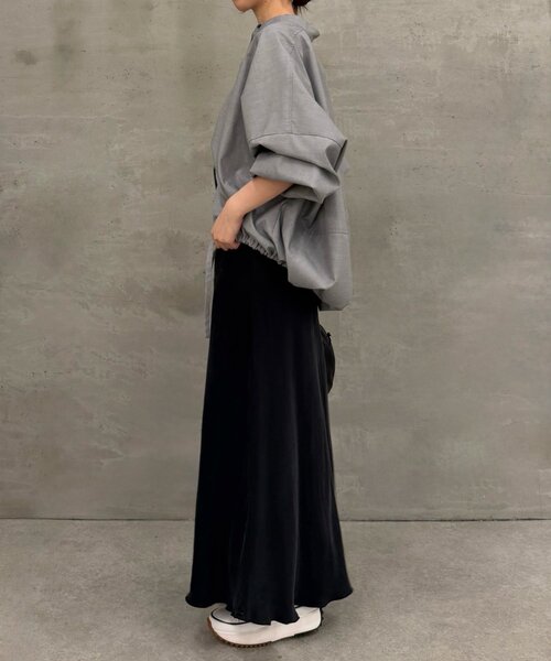 BEARDSLEY（ビアズリー）の「裾絞りオーバーブラウス（シャツ/ブラウス・レディース・グレー/ブルー・FREE）」の20枚目の写真