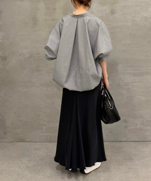 BEARDSLEY（ビアズリー）の「裾絞りオーバーブラウス（シャツ/ブラウス・レディース・グレー/ブルー・FREE）」の21枚目の写真