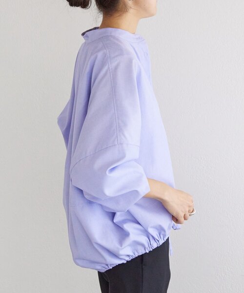 BEARDSLEY（ビアズリー）の「裾絞りオーバーブラウス（シャツ/ブラウス・レディース・グレー/ブルー・FREE）」の8枚目の写真