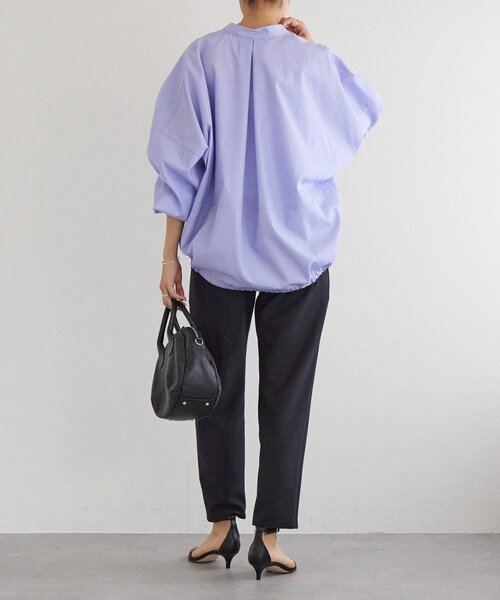 BEARDSLEY（ビアズリー）の「裾絞りオーバーブラウス（シャツ/ブラウス・レディース・グレー/ブルー・FREE）」の11枚目の写真