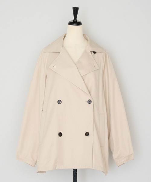 Bonjour Sagan（ボンジュールサガン）の「Aライントレンチコート（トレンチコート・レディース・ライトベージュ/ネイビー/ベージュ・FREE）」の21枚目の写真