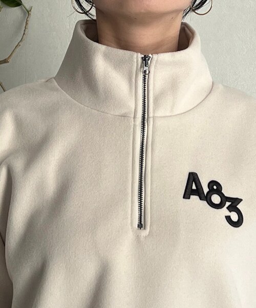 un dix cors(アンディコール)の「ジップフリースプルオーバー(Tシャツ/カットソー・レディース・ネイビー・FREE)」の18枚目の写真