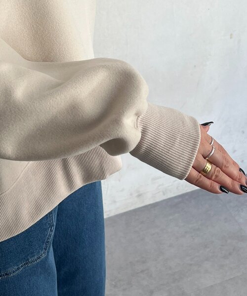 un dix cors(アンディコール)の「ジップフリースプルオーバー(Tシャツ/カットソー・レディース・ネイビー・FREE)」の20枚目の写真