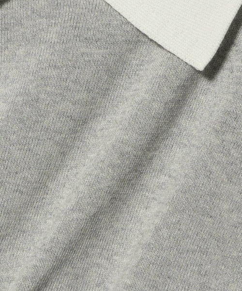 ESTNATION(エストネーション)の「ESTNATION / 襟付きニット(ニット/セーター・レディース・グレー/ブラック/ライトベージュ/ネイビー・FREE)」の8枚目の写真