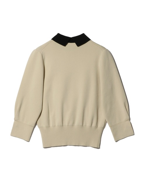 ESTNATION(エストネーション)の「ESTNATION / 襟付きニット(ニット/セーター・レディース・グレー/ブラック/ライトベージュ/ネイビー・FREE)」の13枚目の写真