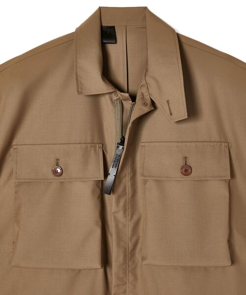 N.HOOLYWOOD COMPILE(N.ハリウッド コンパイル)の「FLAP POCKET JACKET(ブルゾン・メンズ・ベージュ/ネイビー・40/38/36)」の3枚目の写真
