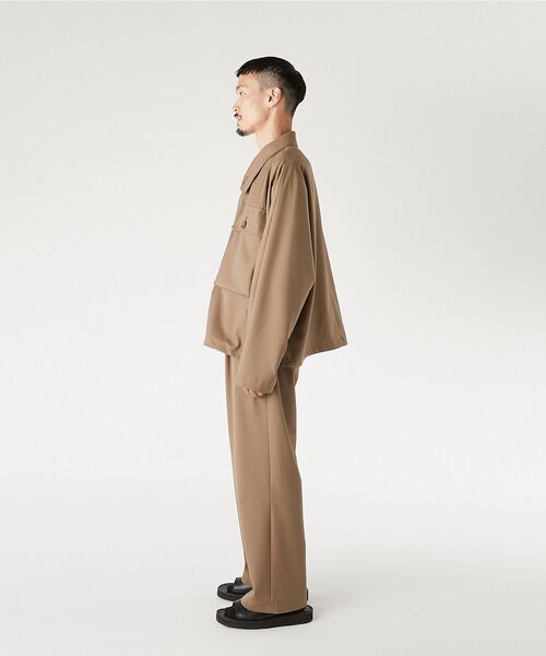 N.HOOLYWOOD COMPILE(N.ハリウッド コンパイル)の「FLAP POCKET JACKET(ブルゾン・メンズ・ベージュ/ネイビー・40/38/36)」の12枚目の写真